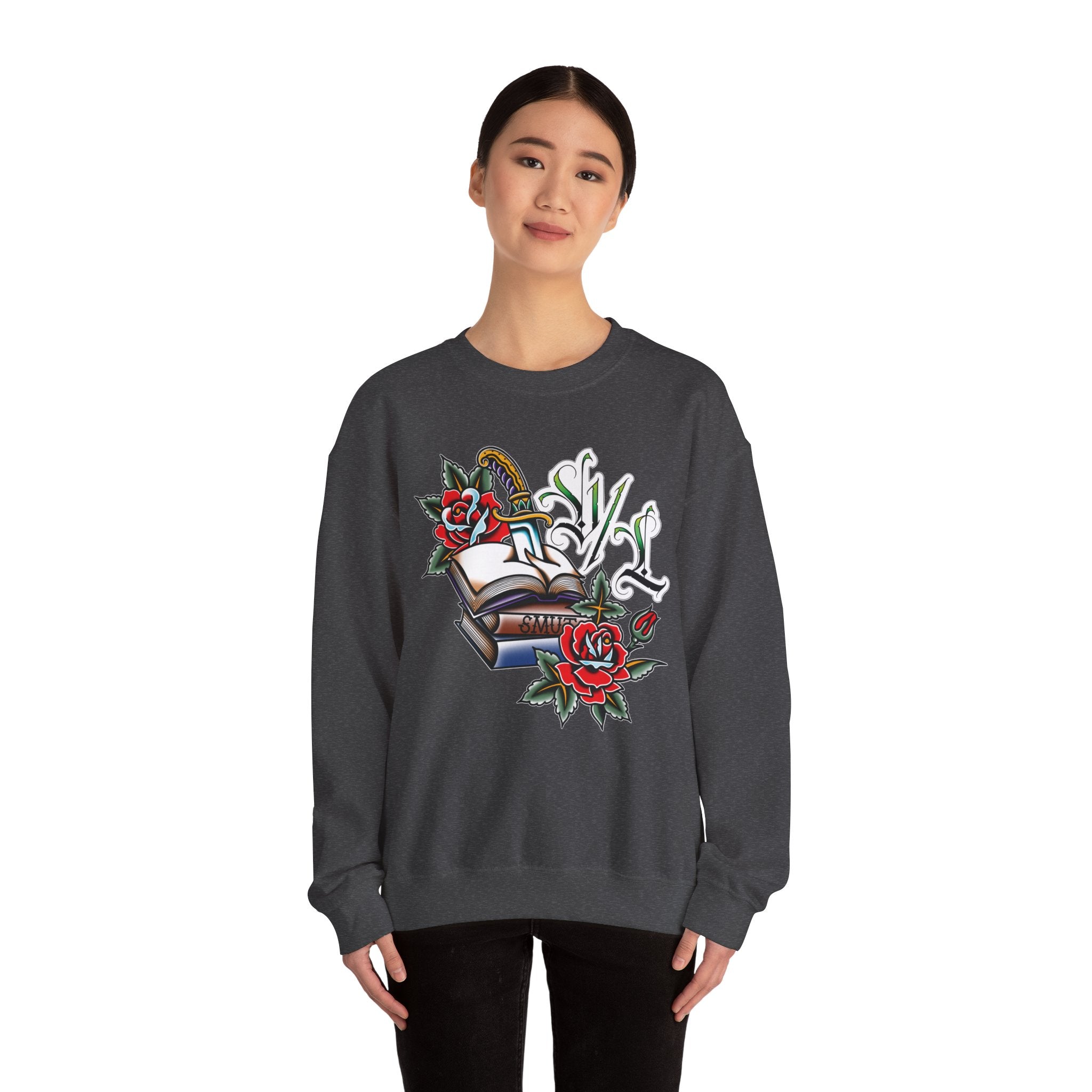 Traditional Smut Books Crewneck Sweatshirt