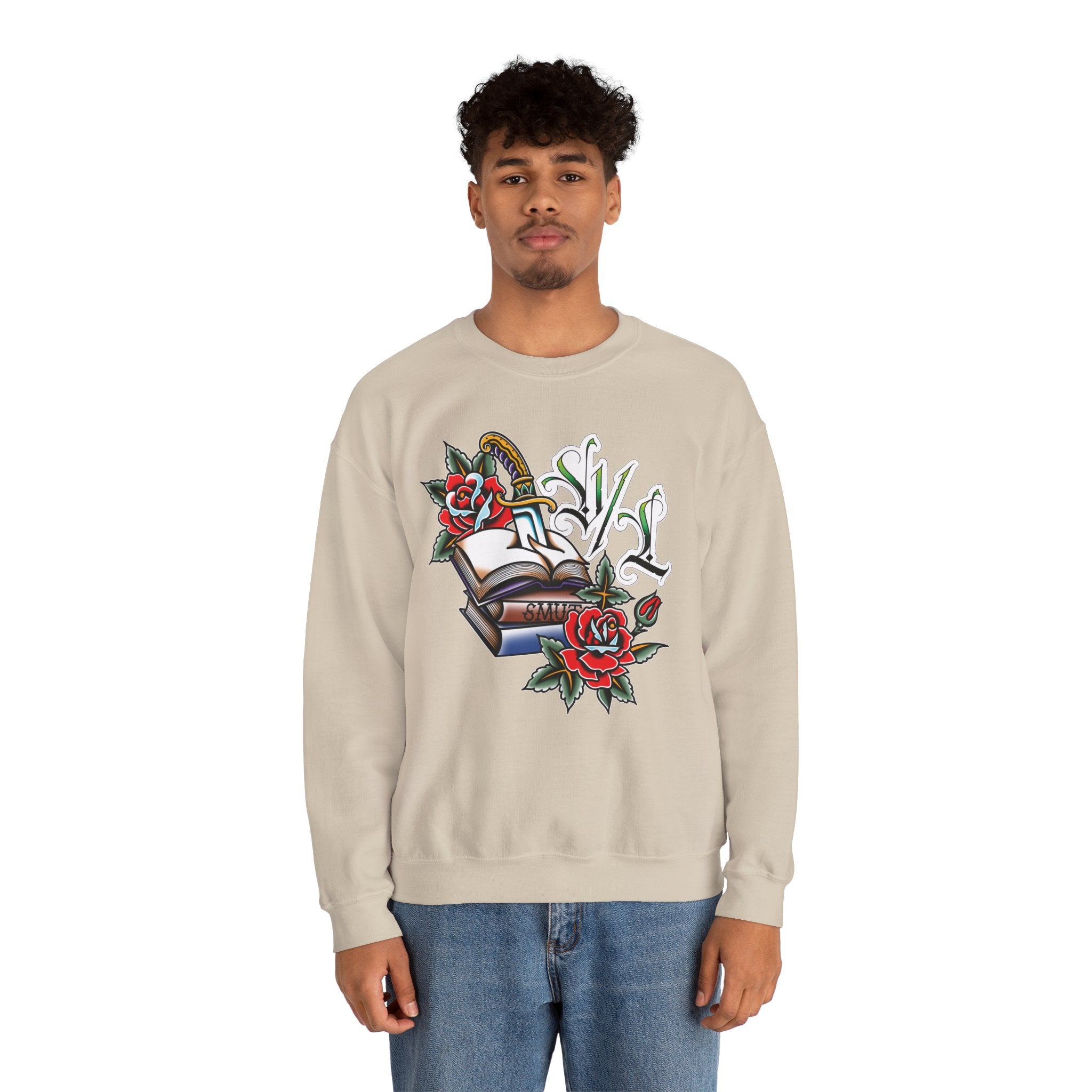 Traditional Smut Books Crewneck Sweatshirt
