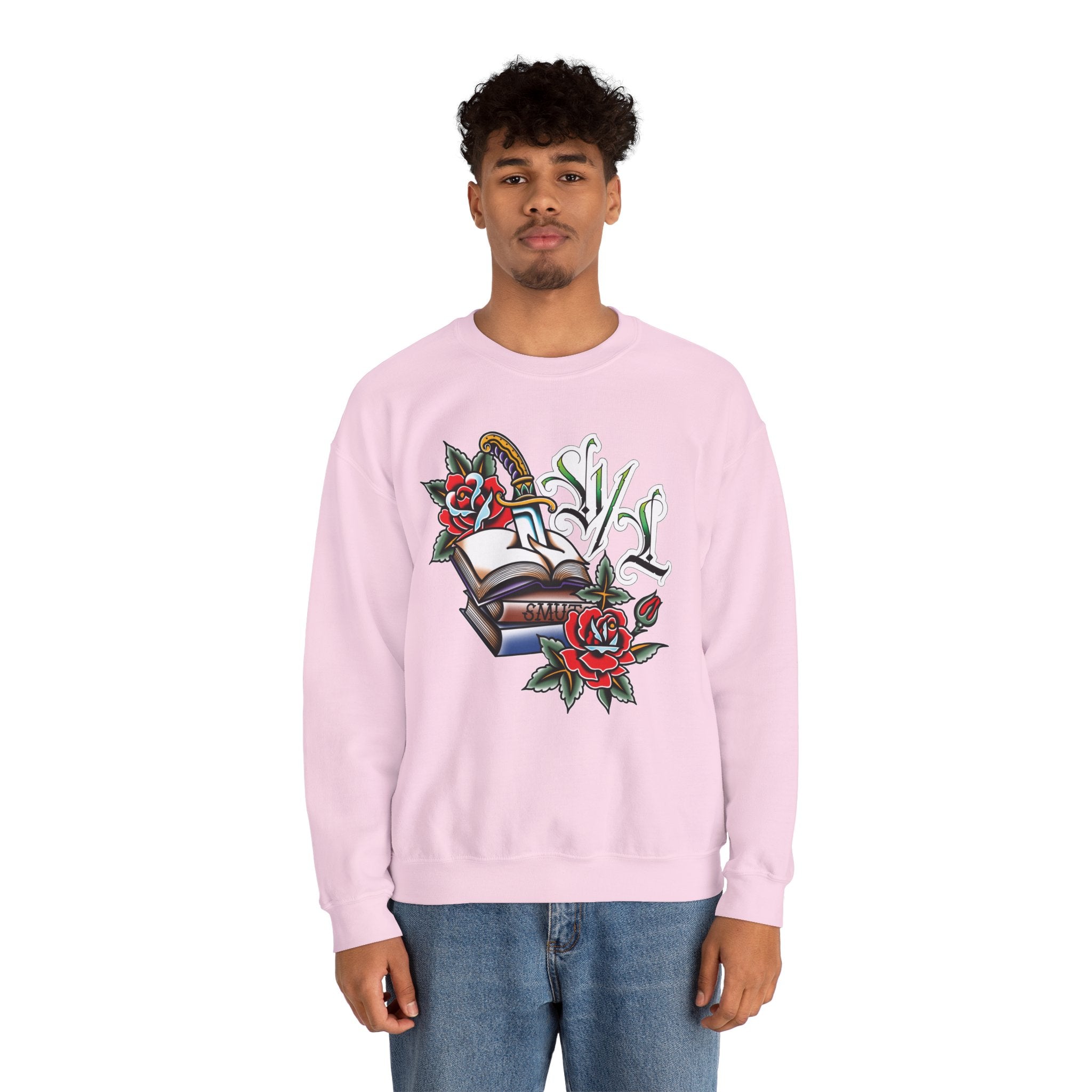 Traditional Smut Books Crewneck Sweatshirt