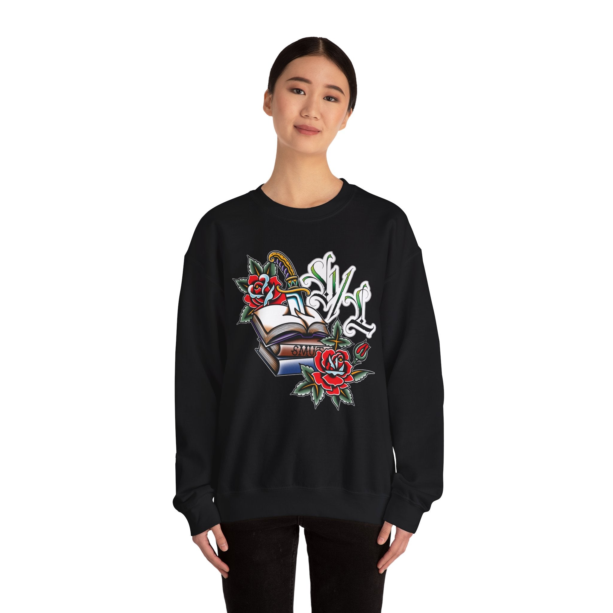 Traditional Smut Books Crewneck Sweatshirt