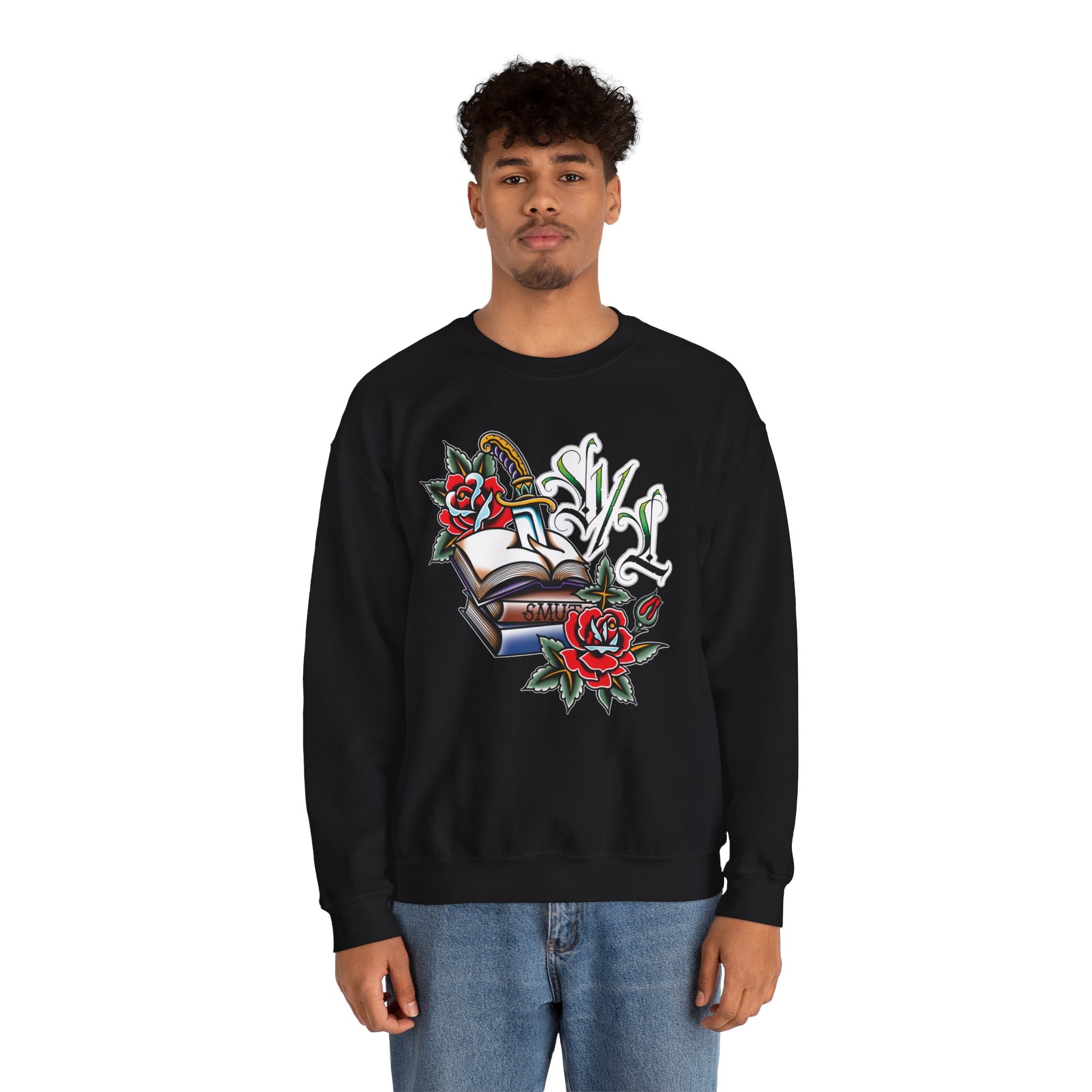 Traditional Smut Books Crewneck Sweatshirt
